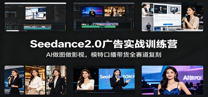 Seedance2.0���ʵսѵ��Ӫ��AI��ͼ��Ӱ�ӣ�ģ�ؿڲ�����ȫ��������